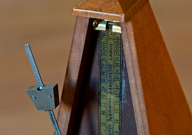 "Metronome" picture from James Lee from the album 2011-08 August MSH Metronome - Something about metronomes... they're reassuring to me. - picture shared from James Lee