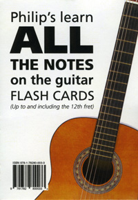 Philip's Learn ALL the Notes of the Guitar Flash Cards Philip's Learn ALL the Notes of the Guitar Flash Cards