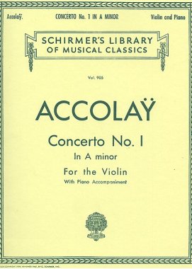 Accolay | Concerto No. 1 in A Minor violin and pno