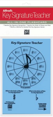 Alfred's Key Signature Teacher: All-In-One Flashcard - Blue