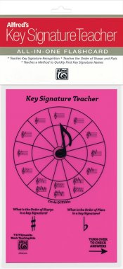 Alfred's Key Signature Teacher: All-In-One Flashcard - Pink