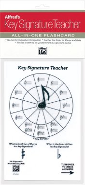 Alfred's Key Signature Teacher: All-In-One Flashcard - White