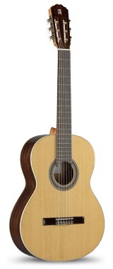 Alhambra 2C-US Classical Guitar, Solid Cedar Top, Student