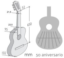 Alhambra 7C-US Classical Guitar, Solid Wood, Conservatory