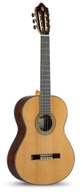 Alhambra 9P-US Classical Guitar, Solid Wood Top and Sides, Concert