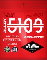 Alloy 5109 A400 Acoustic Guitar Strings, Med Lt .012-.054