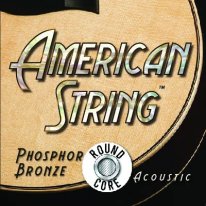 American String PB1150RC Phosphor Bronze Round Core Strings, .011-.050
