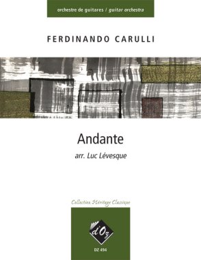Andante - Guitar Orchestra Sheet Music