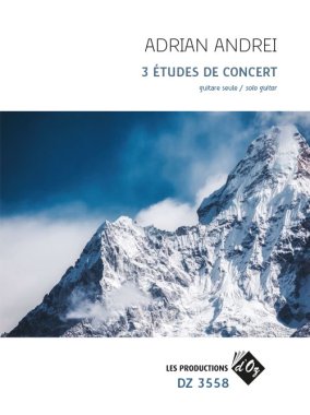 Andrei | 3 Etudes de concert for solo guitar