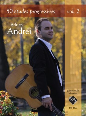 Andrei | 50 Etudes Progressives, Vol. 2 for solo guitar