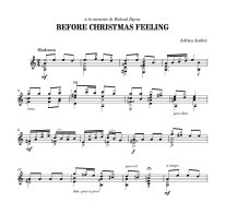 Andrei | Before Christmas Feeling for solo guitar