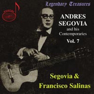 Andres Segovia and His Contemporaries Vol. 7 CD: Francisco de Salinas