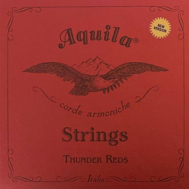Aquila 169U ThunderRed 5th Single String Bass Ukulele 23-26" Scale String