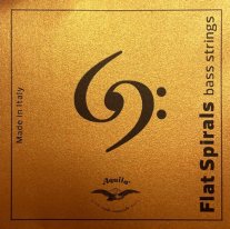 Aquila 200U Flat Spirals 4 String Bass Ukulele Strings, 18-21 inch scale