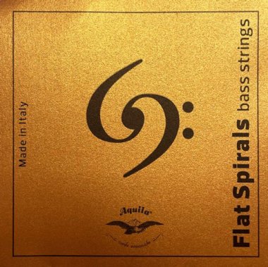 Aquila 220U Flat Spirals 4 String Bass Strings, 34 inch scale