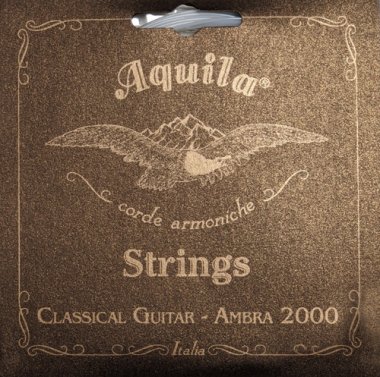 Aquila Ambra 2000 Classical Guitar Strings 173C Normal Tension, Bass Set
