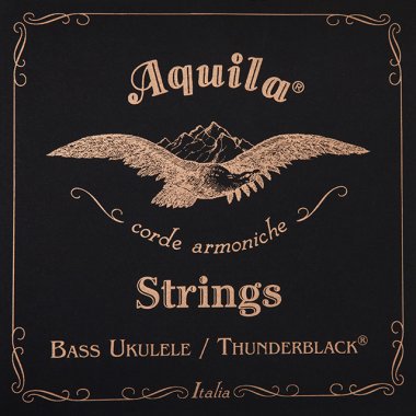 Aquila ThunderBlack 4 String Bass Ukulele Strings 140U