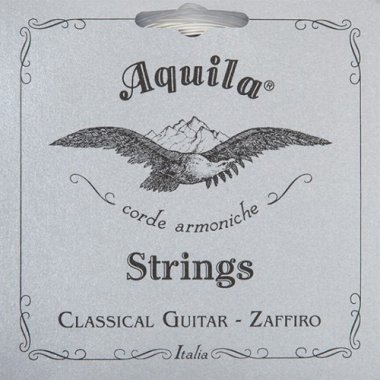 Aquila Zaffiro Normal Tension Classical Guitar Strings 176C, Treble Set