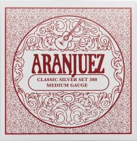 Aranjuez Classic Silver 300 MT Classical Guitar Strings, Full Set