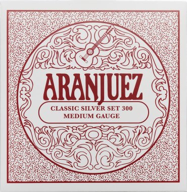Aranjuez Classic Silver 300 MT Classical Guitar Strings, Full Set