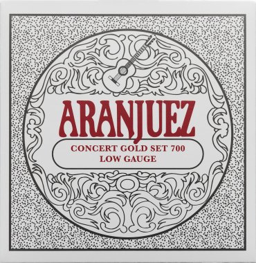 Aranjuez Concert Gold 700 LT Classical Guitar Strings, Full Set
