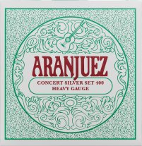 Aranjuez Concert Silver 400 HT Classical Guitar Strings, Full Set