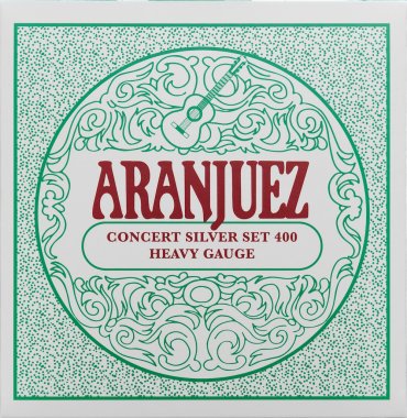 Aranjuez Concert Silver 400 HT Classical Guitar Strings, Full Set