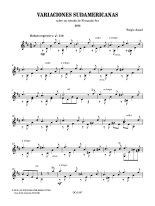 Assad | Variaciones Sudamericanas for solo guitar
