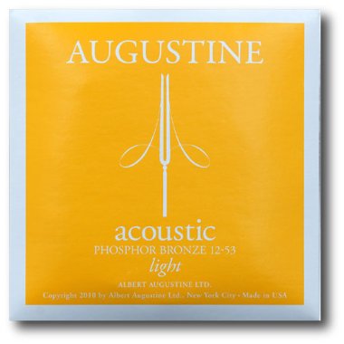 Augustine Acoustic Guitar Strings PB1253 Light 12-53