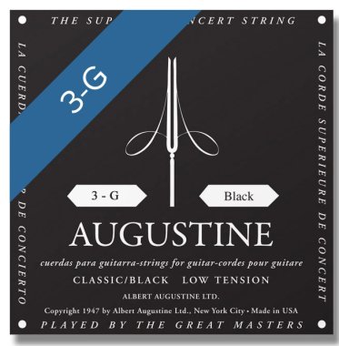 Augustine Classic Black - 3rd string (g) .040