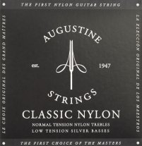 Augustine Classic NT Black LT Classical Guitar Strings, Full Set