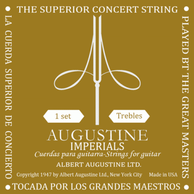 Augustine Imperial MT Classical Guitar Strings, Treble Set