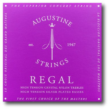 Augustine Regal Blue HT Classical Guitar Strings, Full Set 00200