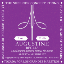 Augustine Regal HT Classical Guitar Strings, Treble Set