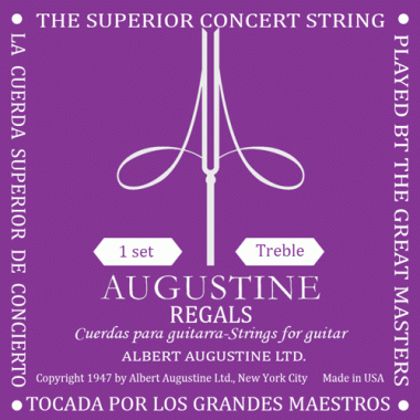 Augustine Regal HT Classical Guitar Strings, Treble Set