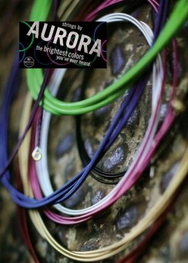 Aurora Ukulele Strings for Soprano Ukulele White Silkgut UWS
