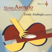 Azabagic | Vicente Asencio. Obras para guitarra CD