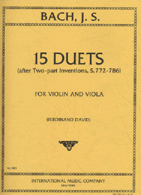 Bach | 15 Duets for violin and viola