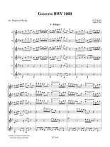 Bach | Concerto BWV 1060 for guitar ensemble