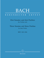 Bach | Drei Sonaten und drei Partiten fur Violine solo