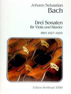 Bach | Drie Sonaten (3 Sonatas) BWV 1027 - 1029 for viola & piano