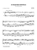 Bach arr. by den Hoed | 10 Selected Sinfonias (3-part Inventions)