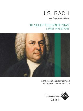 Bach arr. by den Hoed | 10 Selected Sinfonias (3-part Inventions)