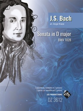 Bach arr. by Krause | Sonata in D major BWV 1028 for 3 guitars
