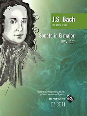 Bach arr. by Krause | Sonata in G major BWV 1027 for 3 guitars