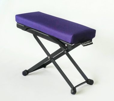 Bark River Comfort Cushion for Guitar Footrests, Deep Purple
