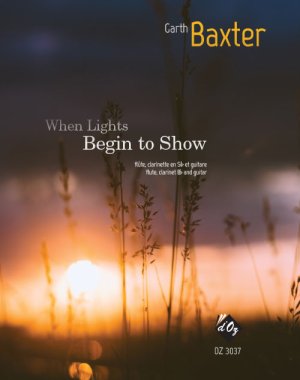 Baxter | When Lights Begin to Show for guitar, flute and clarinet