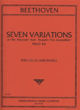 Beethoven | Seven Variations Wo0 46 for cello and piano