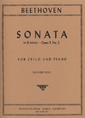 Beethoven | Sonata in G minor, Op. 5 No. 2 for cello and piano