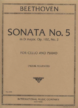 Beethoven | Sonata No. 5 in D major, Op. 102 No. 2 for cello and piano